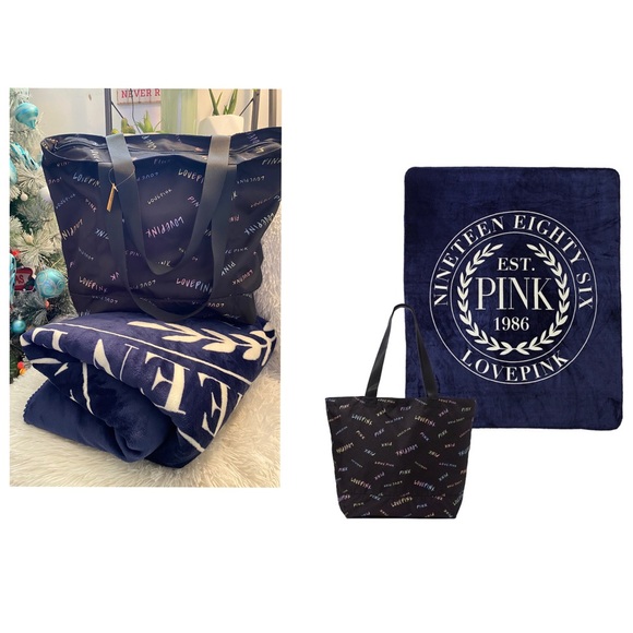 VICTORIA'S SECRETWeekender Tote Bag + Cozy Plush Blanket